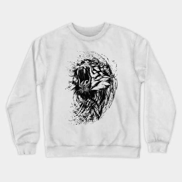 Lion T-shirt Crewneck Sweatshirt by CanCreate